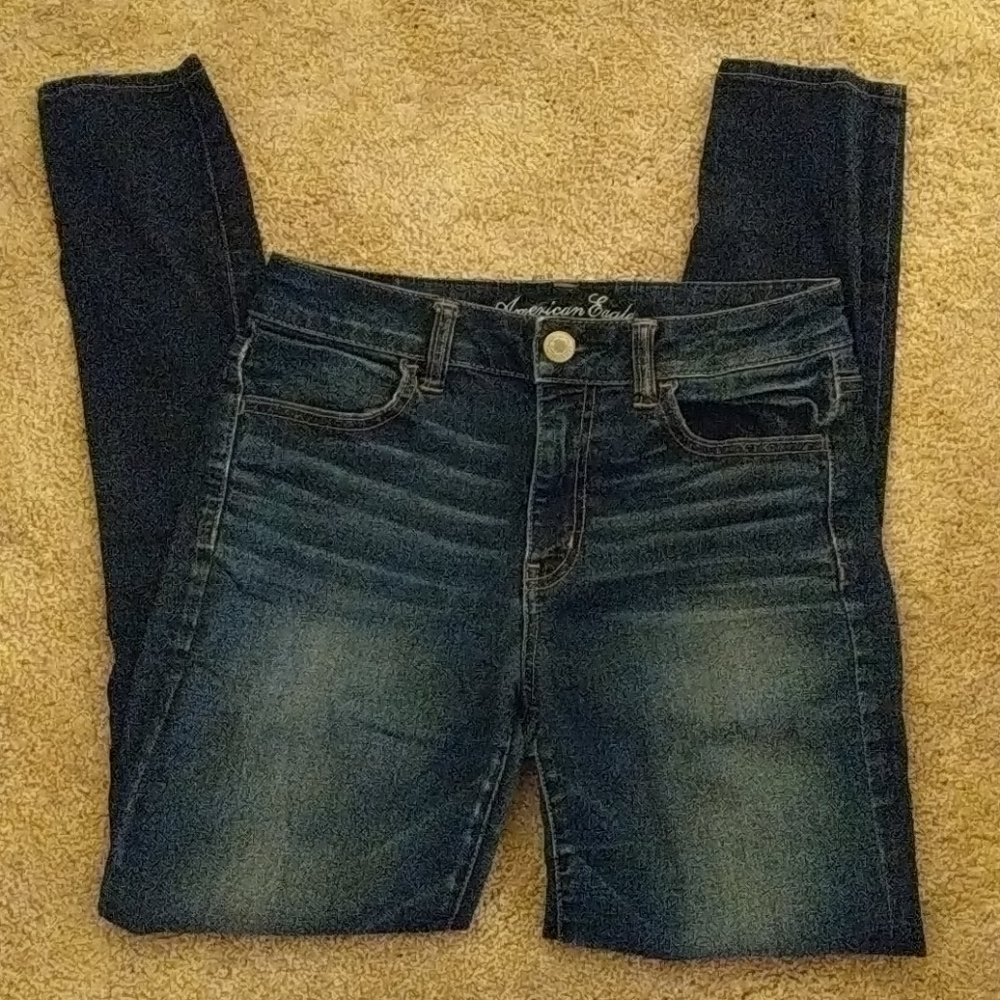 American Eagle Dark Wash Jeggings